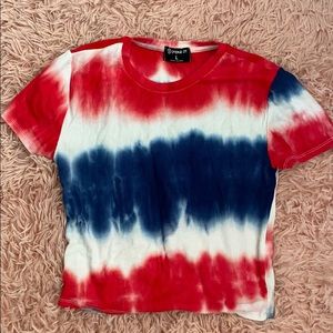 Crop tee shirt Tie-dye